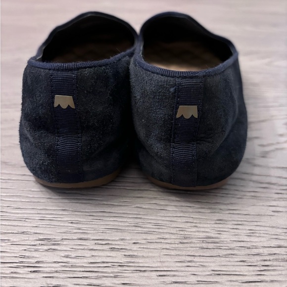 Birdies Flat In Navy Suede Size 7 - Picture 4 of 6